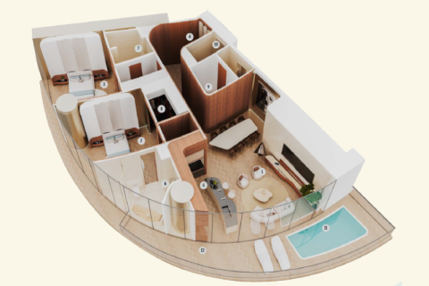 Apartment in Downtown Dubai (Downtown Burj Dubai), Dubai 2 bedrooms, 173 sq.m. № 92634 - photo 11