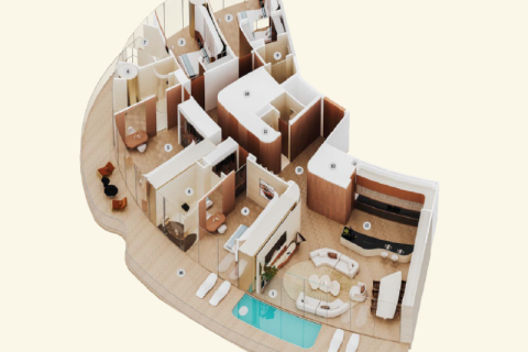 Apartment in Downtown Dubai (Downtown Burj Dubai), Dubai 2 bedrooms, 173 sq.m. № 92634 - photo 13