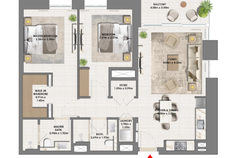 Apartment in Dubai Hills Estate, Dubai 1 bedroom, 65 sq.m. № 92632 - photo 6