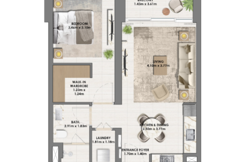 Apartment in Dubai Hills Estate, Dubai 1 bedroom, 65 sq.m. № 92632 - photo 5