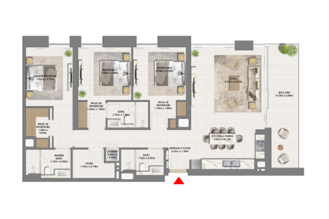Apartment in Dubai Hills Estate, Dubai 1 bedroom, 65 sq.m. № 92632 - photo 7