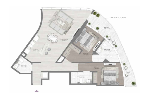 شقة في الخليج التجاري, دبي استوديو, 41 م² رقم 92643 - صورة 10