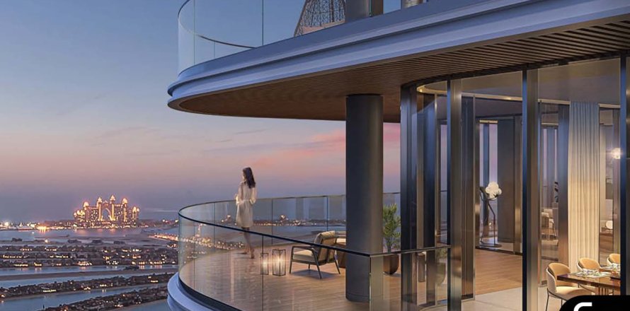 Квартира в EMAAR Beachfront, Dubai Harbour, Дубай, 3 спальни, 168м², № 98480