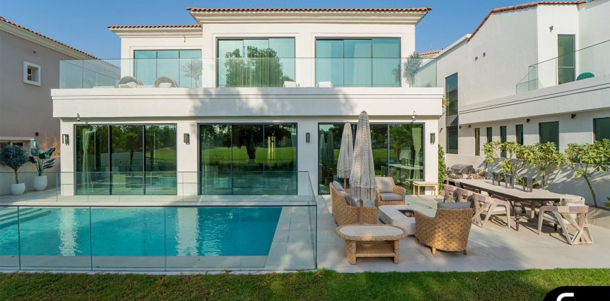 Вилла в Earth, Джумейра Гольф Эстейтс, Дубай, 5 спален, 620м², № 91543