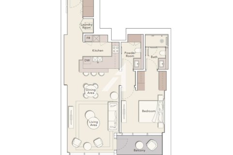 شقة في ONE RIVER POINT في دبي 1غرف نوم, 99.3 م² رقم 31566 - صورة 12