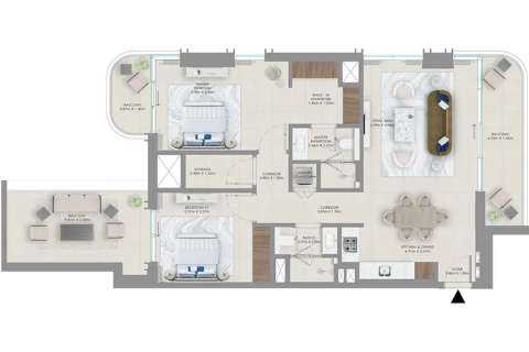 Apartment in Baystar by Vida in Dubai 1 bedroom, 72 sq.m. № 103894 - photo 13