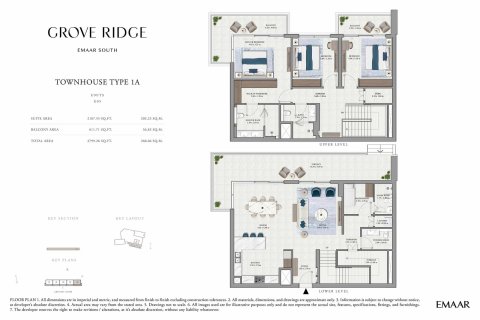 Apartment in Grove Ridge in EMAAR South, Dubai South (Dubai World Central), Dubai 1 bedroom, 73 sq.m. № 103882 - photo 8