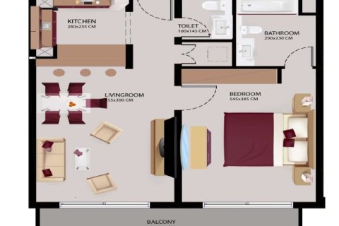 Apartamento en Jumeirah Village Circle, Dubai, 1 dormitorio, 83.9 m², № 3623 - foto 7