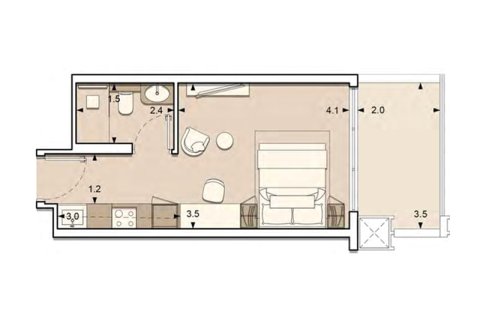 Appartement à Jumeirah Village Circle, studio, 38.6 m², № 31454 - photo 2