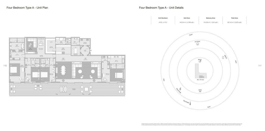 شقة في ARMANI BEACH RESIDENCES في نخلة جميرا, دبي 4 غرف نوم, 587.4 م² رقم 31209