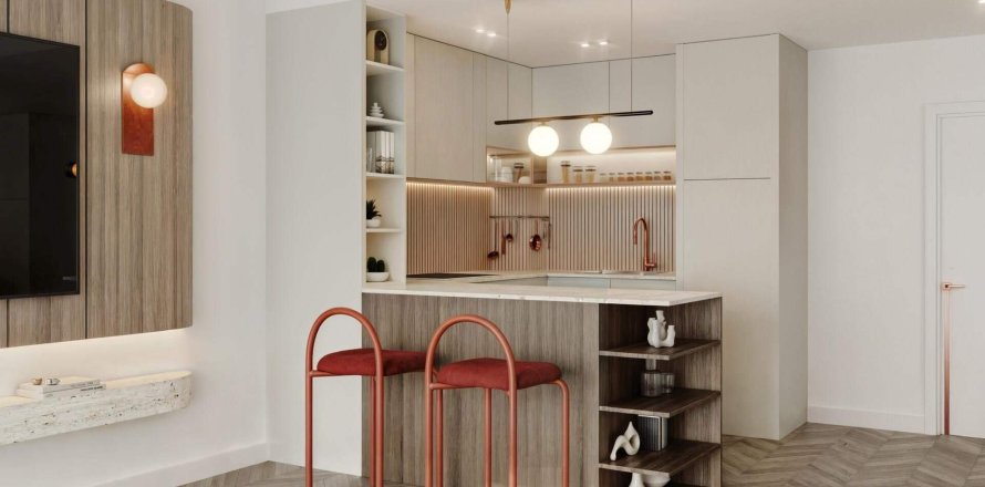 Квартира в Lume Residence в Джумейра Вилладж Серкл, Дубай, студия, 33.85м², № 31519