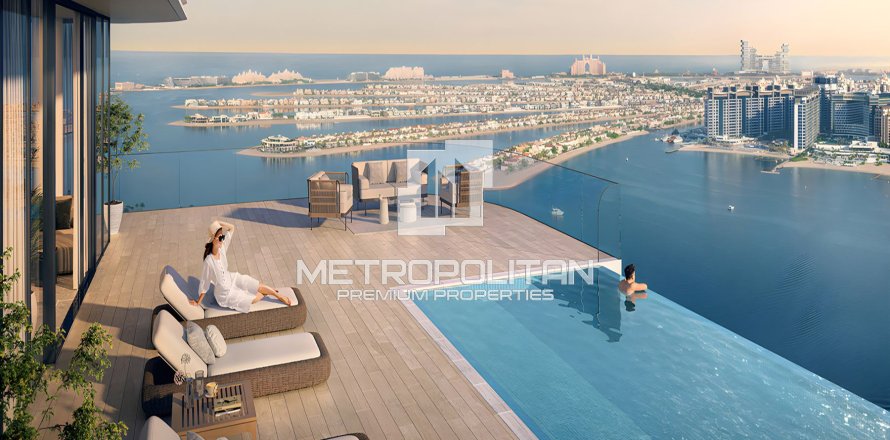 Квартира в EMAAR Beachfront, Dubai Harbour, Дубай, 1 спальня, 71м², № 73542