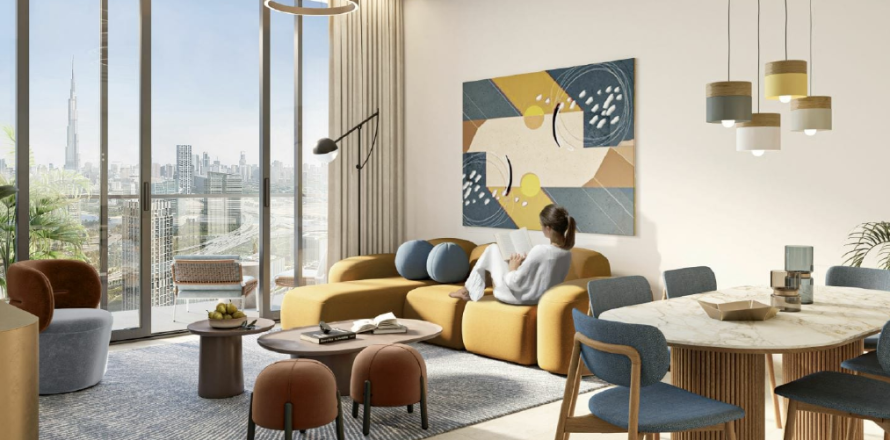 Appartement à Dubai Design District, Dubai, 2 chambres, 109 m², № 3572