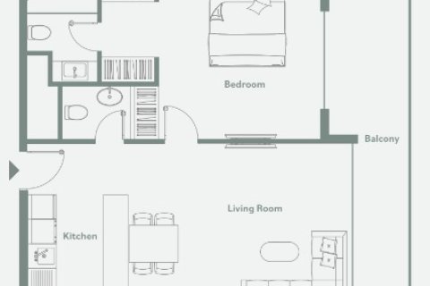 Apartamento en Jumeirah Village Circle, Dubai, 1 dormitorio, 78 m², № 3908 - foto 9