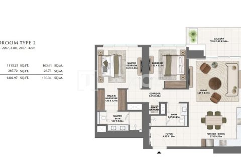 Apartment in Dubai 2 bedrooms, 120 sq.m. № 24859 - photo 3