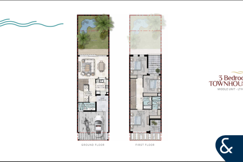 Купить таунхаус в Damac Lagoons, Дубай: 3 спальни, 193м², № 75144 - фото 11