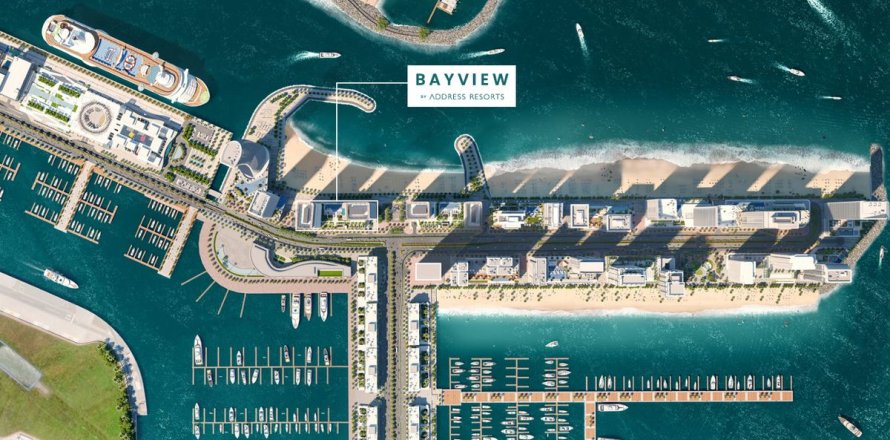 Appartement à Dubai Harbour, Dubai, 2 chambres, 128.2 m², № 52444