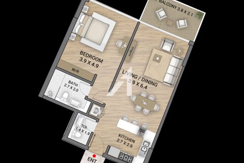 Apartment in Dubai 1 bedroom, 79.7 sq.m. № 50445 - photo 27