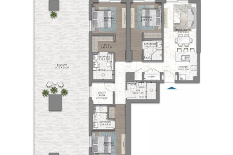 Apartment in Maritime City, Dubai 1 bedroom, 72 sq.m. № 92653 - photo 11