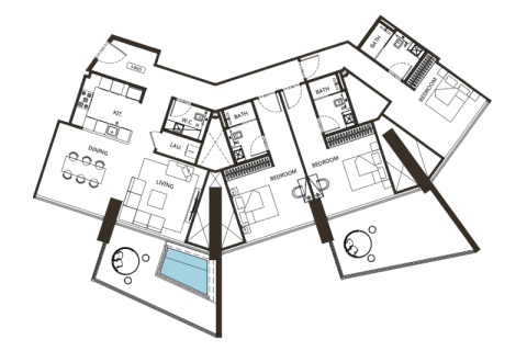 Apartment in Jumeirah Village Circle, Dubai 1 bedroom, 74 sq.m. № 92652 - photo 8
