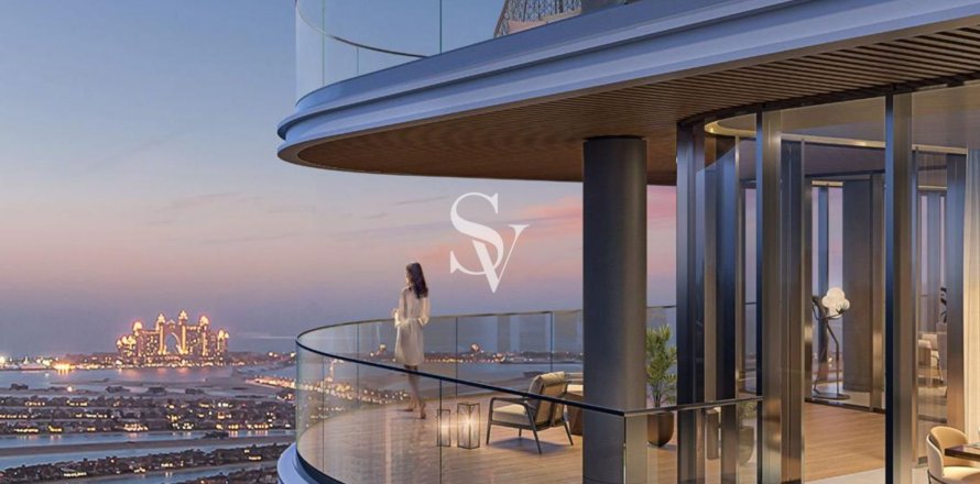 Квартира в EMAAR Beachfront, Dubai Harbour, Дубай, 2 спальни, 128м², № 90977