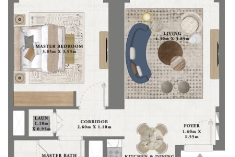 Appartement à Ras Al Khor, Dubai, 1 chambre, 70 m², № 22737 - photo 11