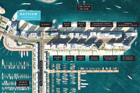 Apartamento en EMAAR Beachfront, Dubai Harbour, Dubai, 1 dormitorio, 68 m², № 43644 - foto 7
