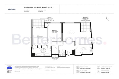 Apartamento en Dubai Marina, Dubai, 2 dormitorios, 156 m², № 22905 - foto 16