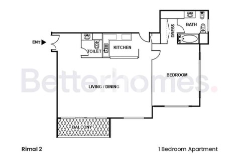 Appartement à Jumeirah Beach Residence, Dubai, 1 chambre, 106 m², № 25042 - photo 3