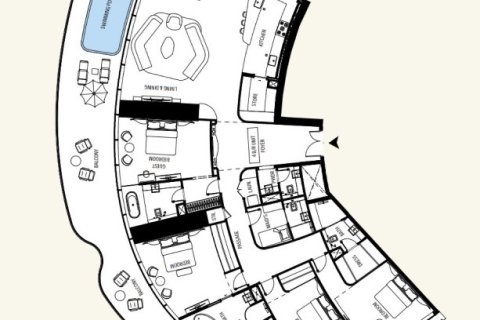 Penthouse in Downtown Dubai (Downtown Burj Dubai), Dubai 2 bedrooms, 171 sq.m. № 103745 - photo 4