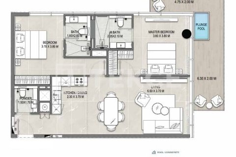Apartment in Dubai 1 bedroom, 77 sq.m. № 141169 - photo 27