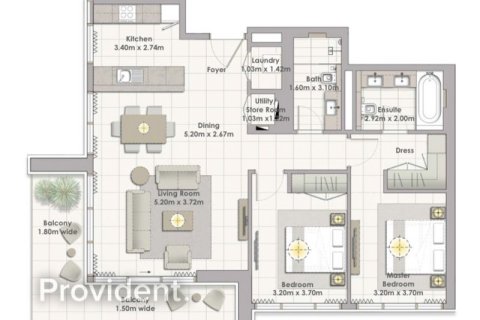 Apartment in Dubai Creek Harbour (The Lagoons), Dubai 2 bedrooms № 2782 - photo 22
