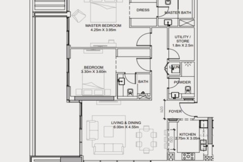 Apartamento en Dubai Hills Estate, Dubai, 2 dormitorios, 139.5 m², № 11171 - foto 9