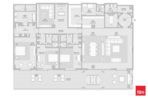 Купить квартиру в Пальме Джумейре, Дубай: 3 спальни, 452.6м², № 40997 - фото 24