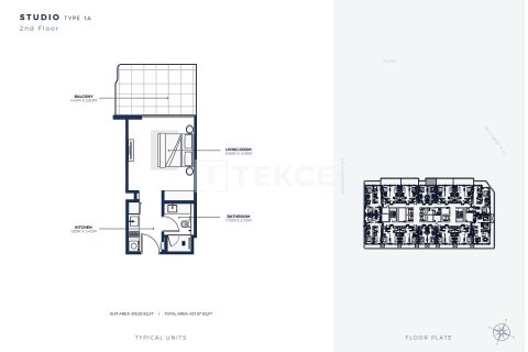 Appartement à Dubai, 1 chambre, 72 m², № 89850 - photo 20
