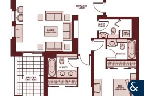 Appartement à Old Town, Dubai, 2 chambres, 132 m², № 98940 - photo 11