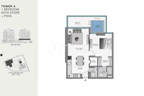 Купить квартиру в Дубае: 3 спальни, 155м², № 83274 - фото 28