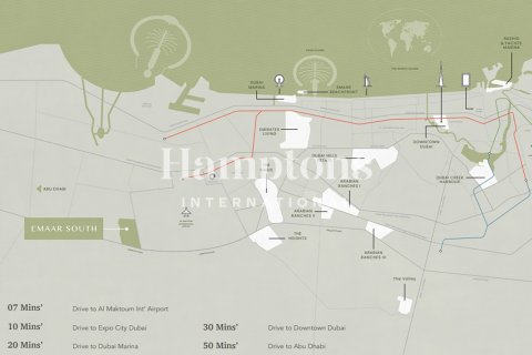 Снять в аренду таунхаус в Dubai South (Dubai World Central), Дубай: 4 спальни, 289.79976014м², № 83270 - фото 7