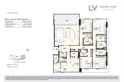 Купить квартиру в District One, Мохаммед Бин Рашид Сити, Дубай: 4 спальни, 308м², № 44150 - фото 12
