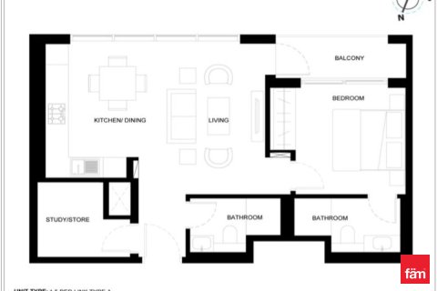 Apartamento en Ras Al Khor, Dubai, 1 dormitorio, 67.3 m², № 53307 - foto 12