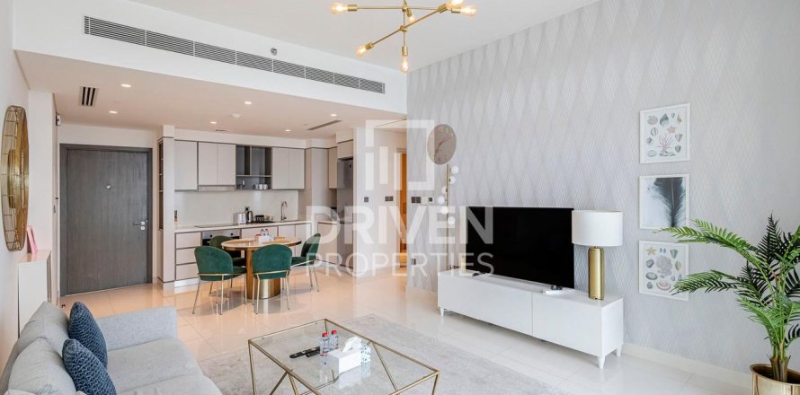 Квартира в EMAAR Beachfront, Dubai Harbour, Дубай, 1 спальня, 74.32м², № 129316