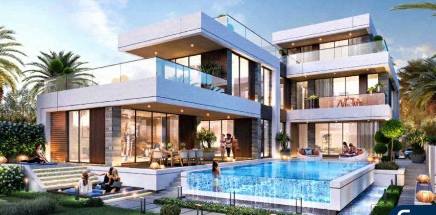 Вилла в Damac Lagoons, Дубай, 7 спален, 1642м², № 74652