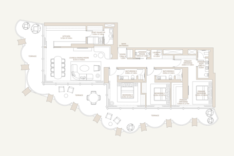 Appartement à DIFC, Dubai, 1 chambre, 106 m², № 92595 - photo 10