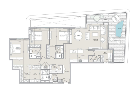 Appartement à Dubai, 1 chambre, 72 m², № 92605 - photo 6