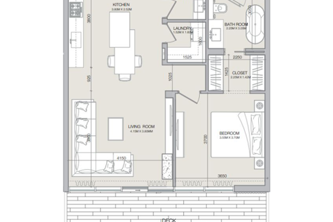 Appartement à Dubai, 1 chambre, 72 m², № 92605 - photo 4