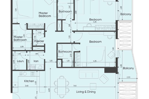 Apartment in Dubai 1 bedroom, 75 sq.m. № 92606 - photo 5