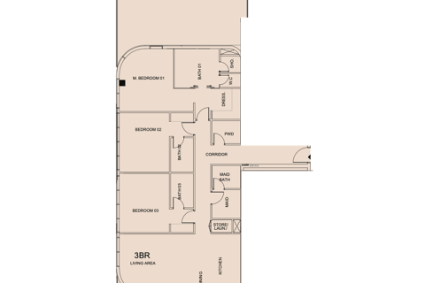 Apartment in Dubai 1 bedroom, 76 sq.m. № 92609 - photo 15