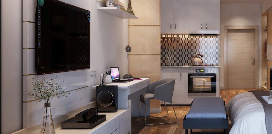 Appartement à AZIZI PLAZA à Al Furjan, Dubai, 2 chambres, 93.18 m², № 30942