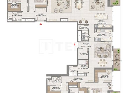 Apartment in Dubai Harbour, Dubai 3 bedrooms, 140 sq.m. № 8960 - photo 12