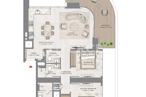 شقة في Dubai Harbour, دبي 3 غرف نوم, 166 م² رقم 8963 - صورة 9